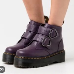 Doc Martens Heart Buckle Boot